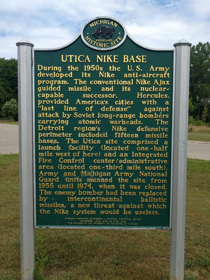 Utica D-06 Nike Missile Site - Historical Marker